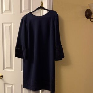 Banana Republic Navy Long Sleeve Dress